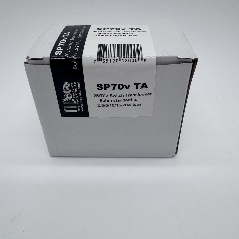 TIC CORPORATION SP70VTA 70-Volt Outdoor Speaker   Transformer - Picture 3 of 3